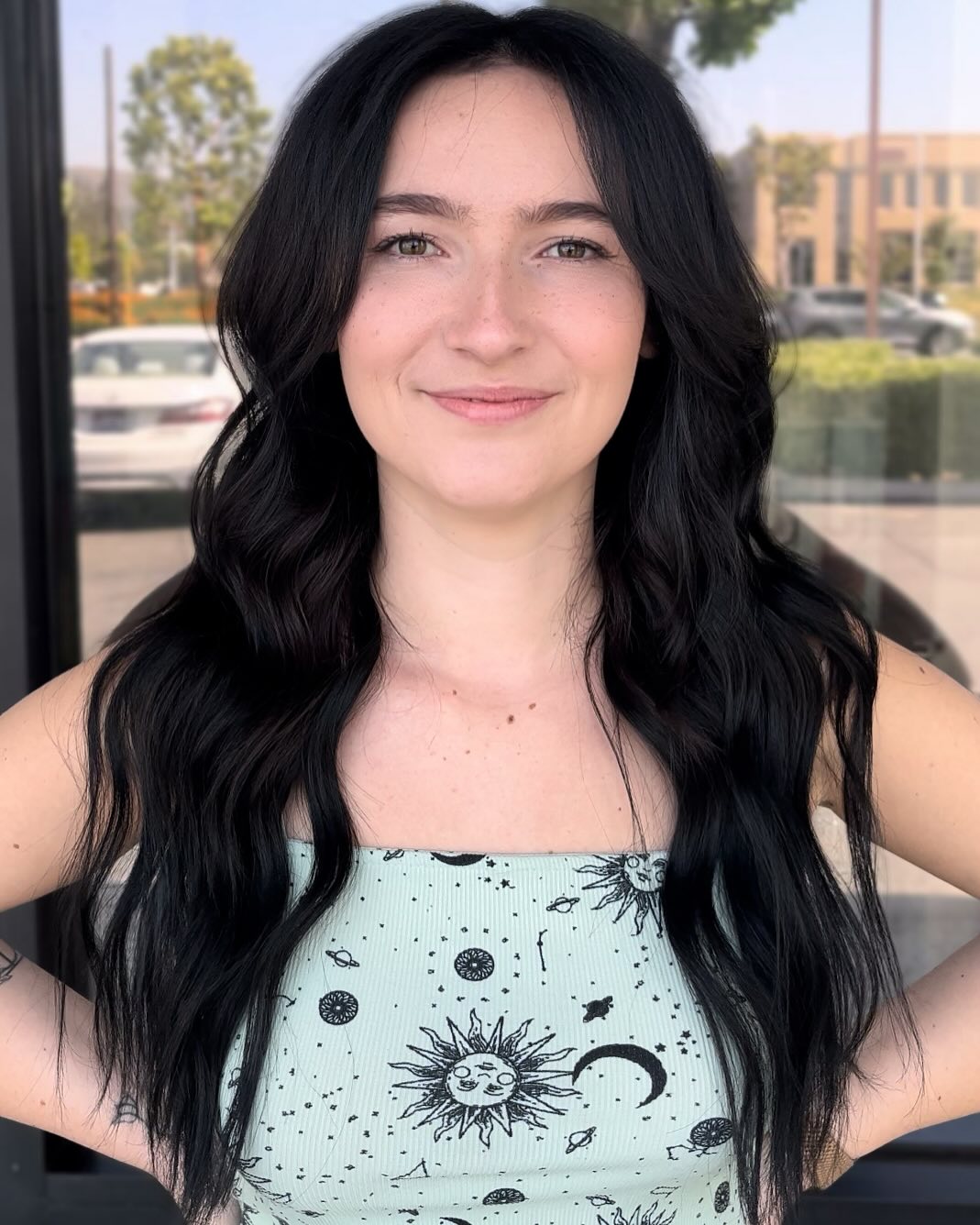 +Installed 20 inches of luxury using @bellamihair 
long hair, don’t care! 🌴🐆🍒🎱