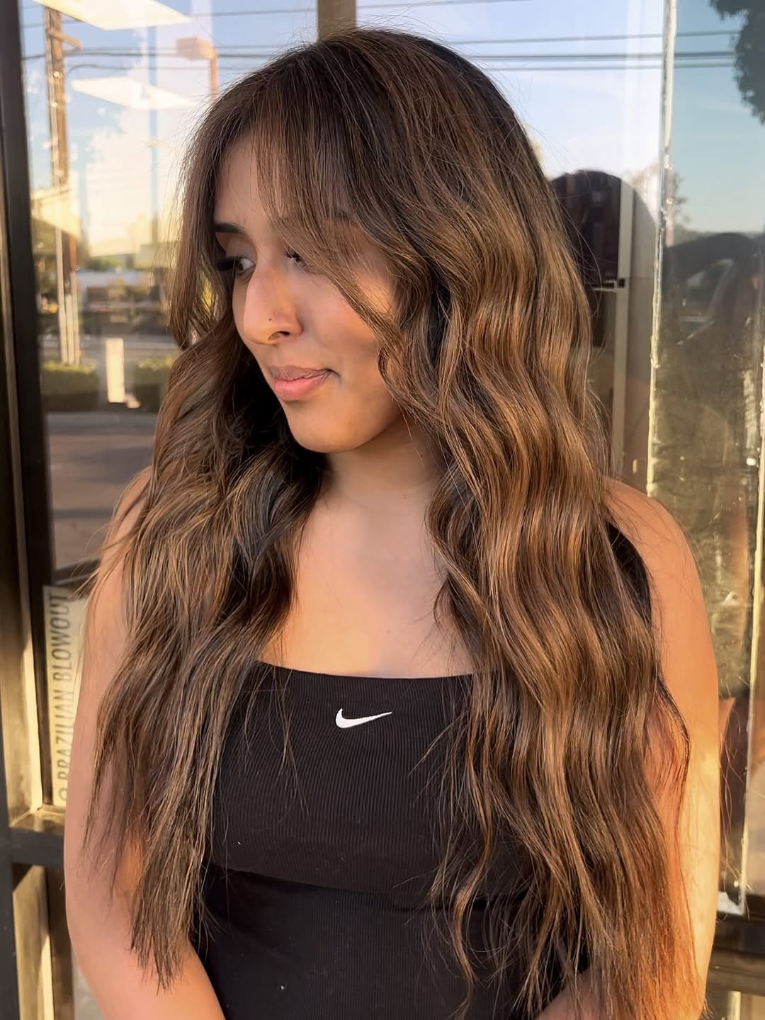 +a little lighter for summer 🌴🐆🍒 
I love this brunette 😍