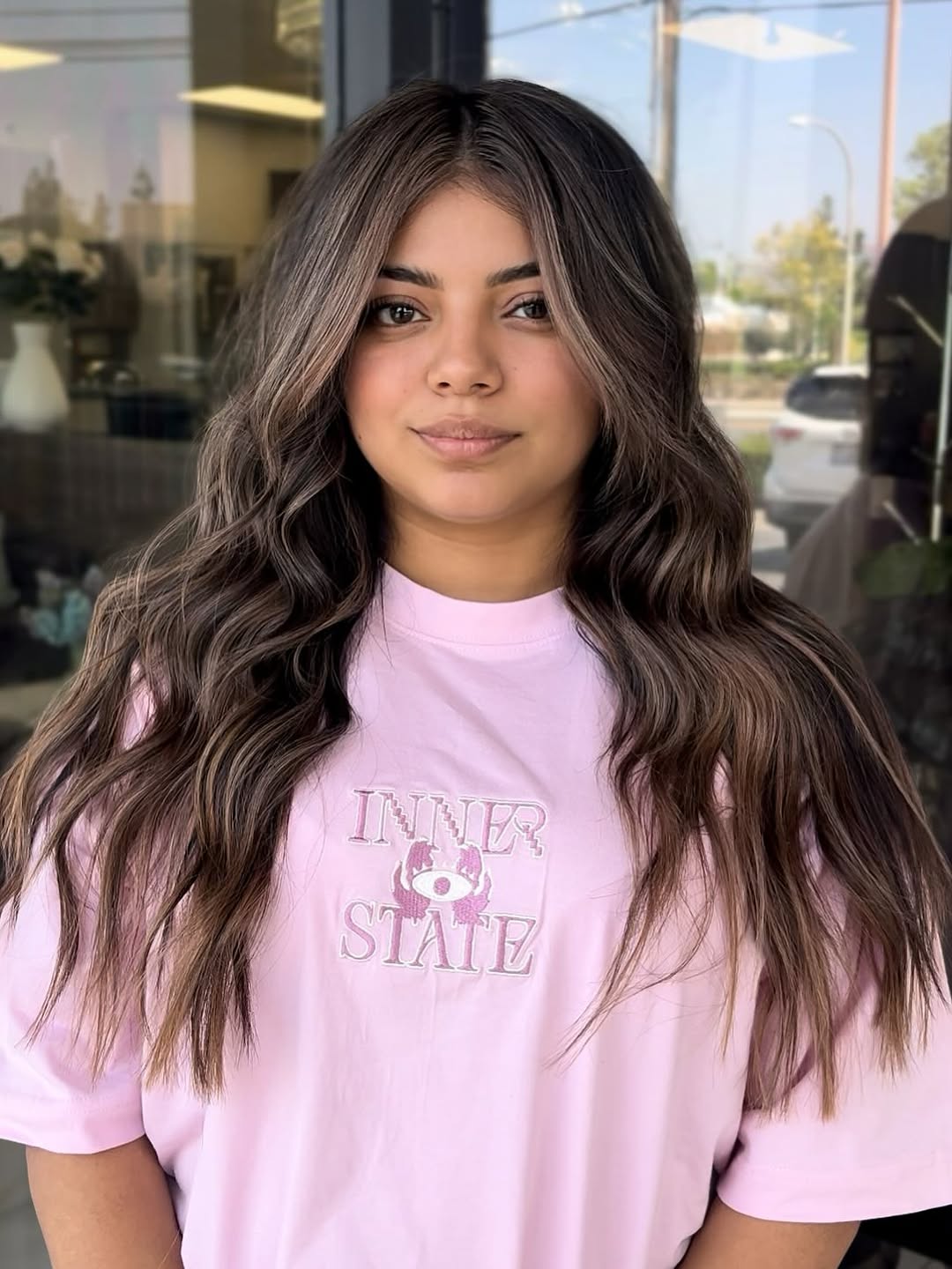 +soft & subtle wins the race 💋🐆🍒
•obsessed with this milky brunette 🙈

#livedinhair #brunette #hair #orangecounty