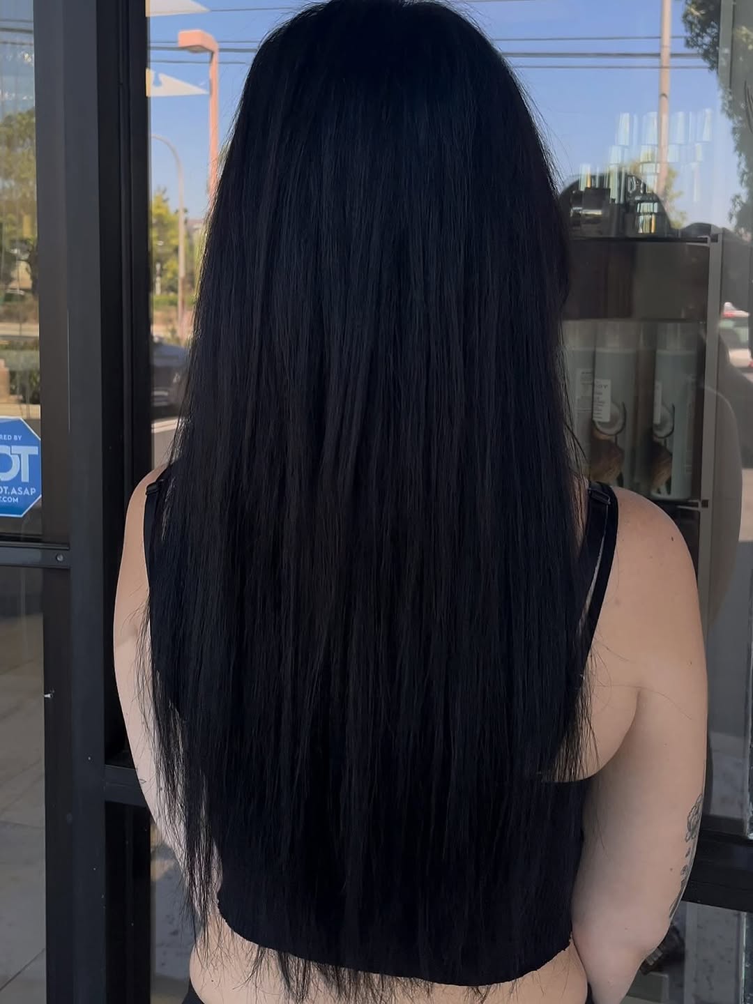 +seamless blend + seamless installation. 
#extension #hair