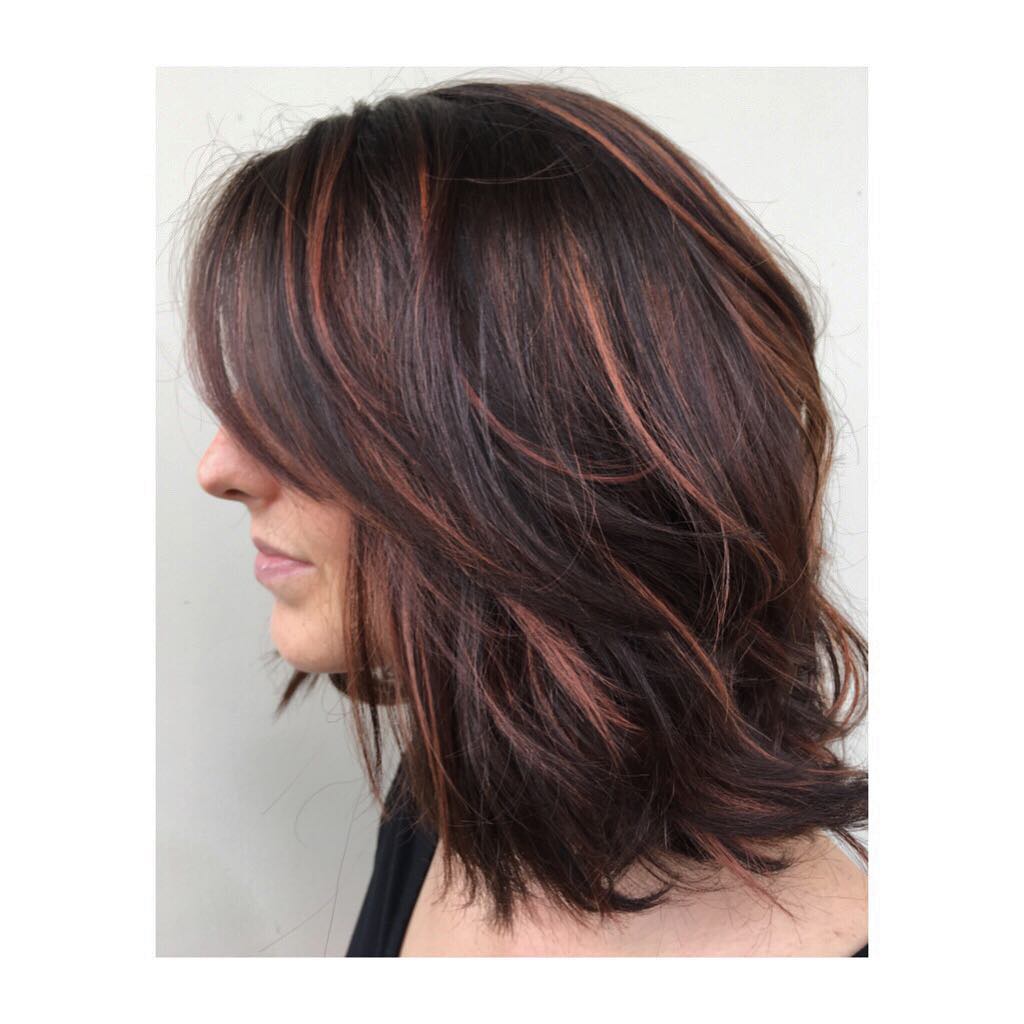 Commemorating the 1st day of Fall with this autumn color. Time to warm up that hair ladies...book an appointment today! 🍂 .
.
.
#hairbynoellelucy #salon860west #matrix #matrixcolor #matrixhair #balayage #balayagehighlights #balayageombre #ombre #ombrè #paintedhair #fallhair #fall #fall2016 #firstdayoffall #redhair #brownhair #shorthair #shorthairdontcare #love #photooftheday
